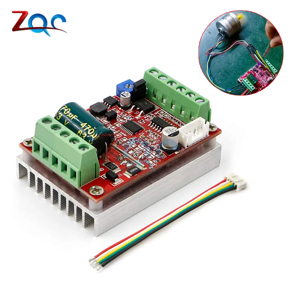 400W DC 9 60V PWM 3 фазы постоянного тока бесщеточный электродвигатель Скорость