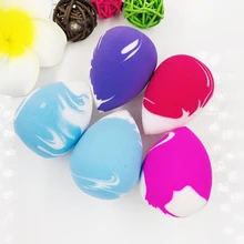 Мягкая Гидрофильная губка для макияжа BB крем Красота яйцо, пуховка влажная сухая двойного назначения основа для лица Пудра Тыква косметика