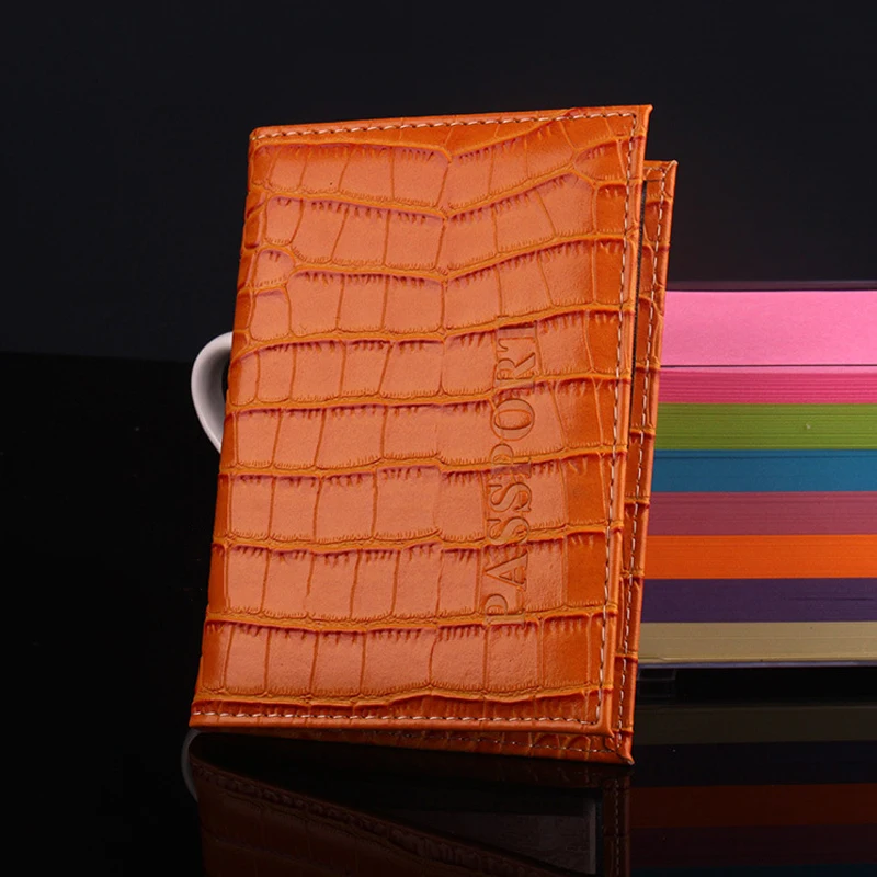 PU Leather Crocodile Pattern Passport Covers Travel Wallet Passports Cover ID Card Holder Unisex Credit Case porte carte PU Leather Crocodile Pattern Passport Covers Travel Wallet Passports Cover ID Card Holder Unisex Credit Case porte carte