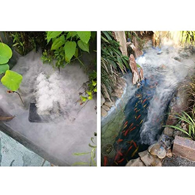 

5 Head Fog Machine Mist Maker Industrial Humidifier Ultrasonic Spray Water Fountain Pond Atomizer Without Power Supply