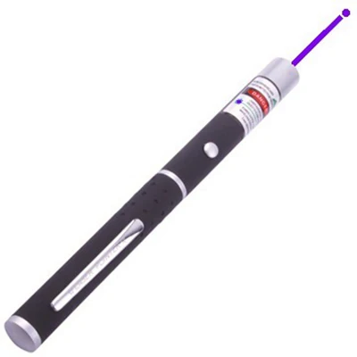 Blue Purple Красный фиолетовый, синий, зеленый лазерная указка прицел ручка свет 5 мВт Мощный нагрев свет инструмент выживания EDC для охоты, походов, первой помощи - Цвет: Blue Purple