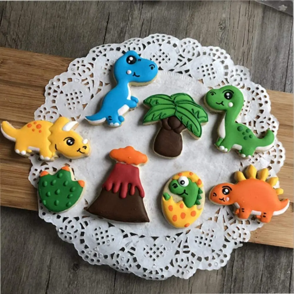 Dinosaur Shape Biscuit Cookie Cutter Fondant Cake Decor Baking Mold Tool LP