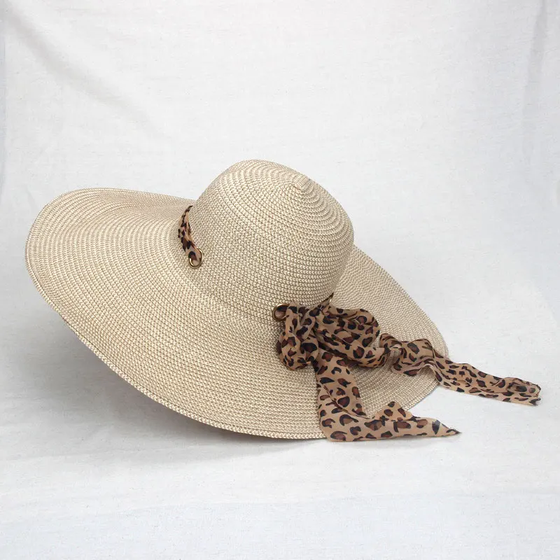 

Causual Beach Hat For Women Elegante Sun Hat Women's Fashion Straw Hat Summer Caps Wide Brim Sun Visor Hat