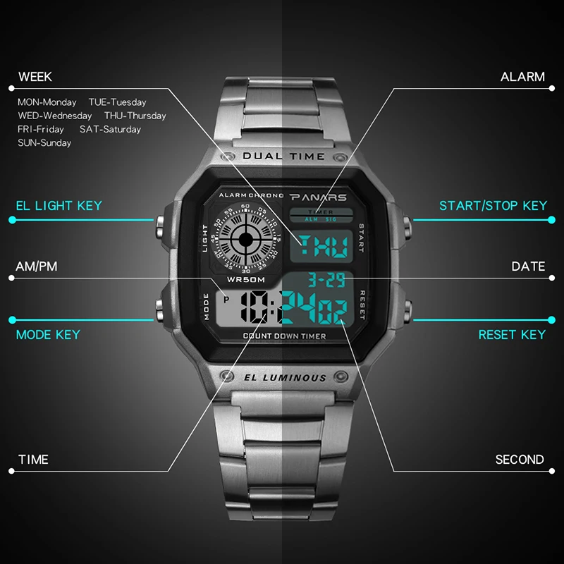small digital wrist watch