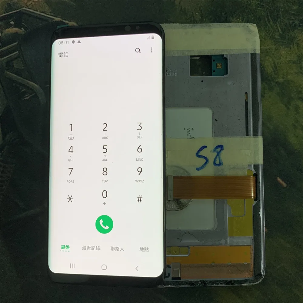 Defect Super Amoled S8 For Samsung Galaxy S8 LCD Display 2960*1440 SM
