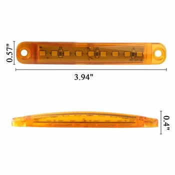

100x15x13mm Side Marker Light Replacement Car Truck Trailer 12-24V ABS