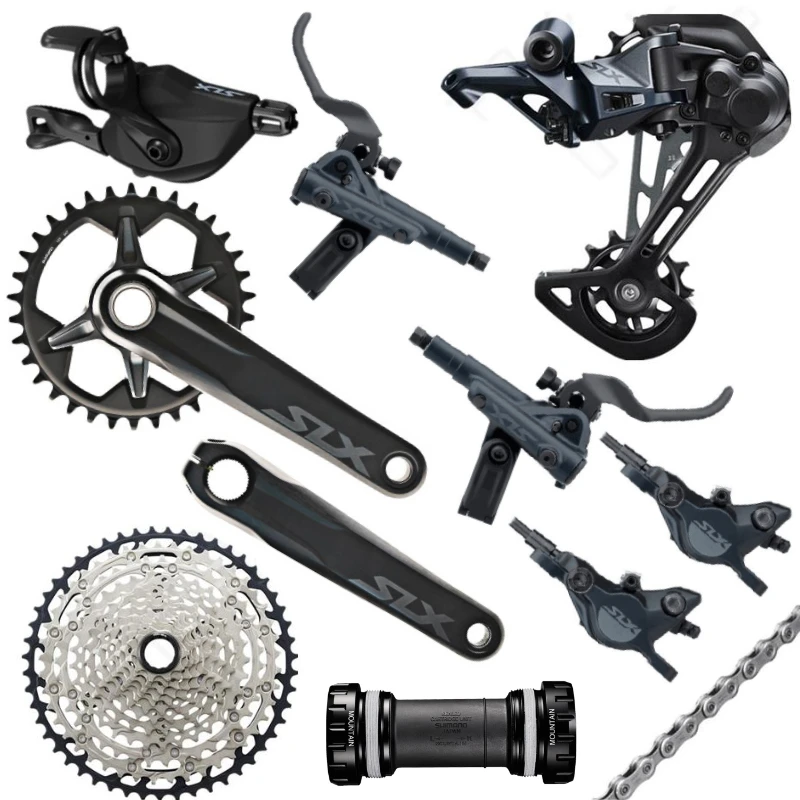 Переключатель передач Shimano SLX M7100 32T 34T 170 175 мм задний переключатель для горного