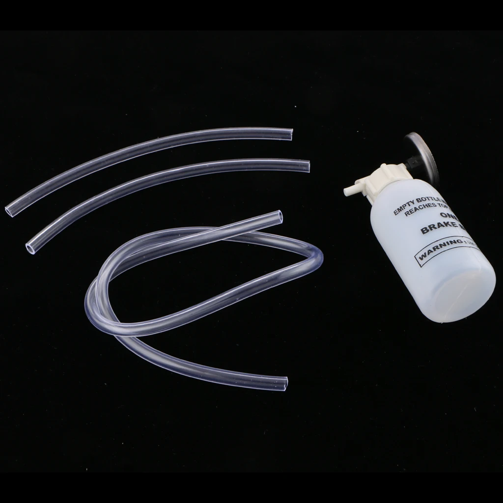 One Man Brake Bleeding Kit Bleeder 3 Adaptors Hose Brakes Fluid Bleeder Car