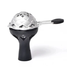 Набор чаш для кальяна-силиконовая стеклянная кальянная чаша+ держатель для угля, набор для управления нагревом кальяна для курения кальяна