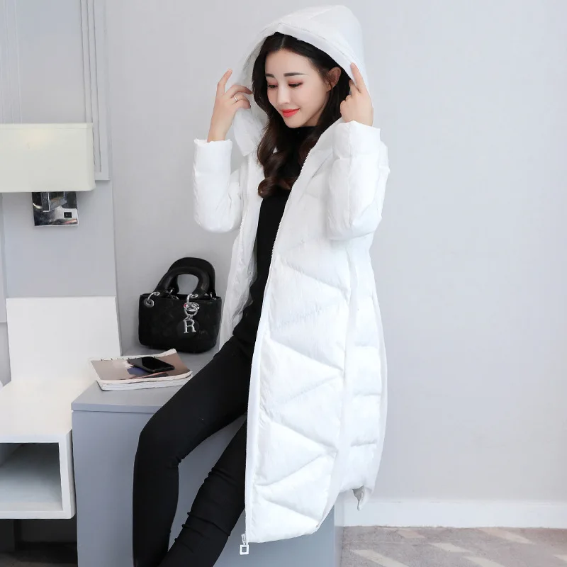 

Winter South Korea Day New Style Joint Loose Korean-Style Mid-length down Jacket Cotton-padded Clothes Women's