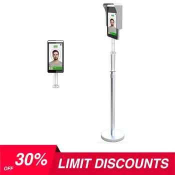 

Non-Contact Precise Face Recognition Thermal Temperature Measurement All-in-One Access Control Terminal with Floor Stand