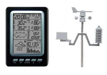 

Multifunctional Solar Household Meteorological Station Wireless Temperature and Humidity Meter