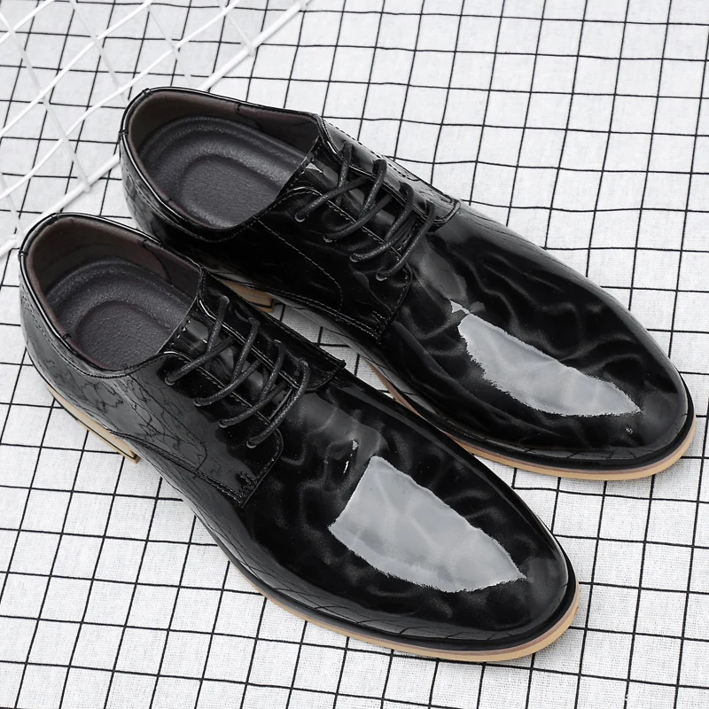 Размер 48, мужские лоферы, глянцевая кожаная с леопардовым принтом, мужская обувь на плоской подошве для вождения, дизайнерские мужские лоферы* 6819, мужская повседневная обувь