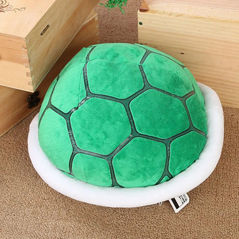 Cute Cartoon Simulated Tortoise Shell Shoulder Backpack Plush Toys Creative Individual Children Schoolbags Entertainment Toys
