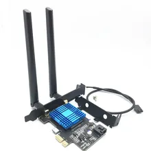 Двухдиапазонный PCI-E 1X адаптер 867 Мбит/с 802.11ac 2,4G/5G Bluetooth 4,1 Chipest Killer 1535 Wifi карта AMD Материнская плата