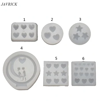 

Sugar Star Heart Soft Candy Pendant Mold Gummy Candy Hairpin Slilcone Resin Mold