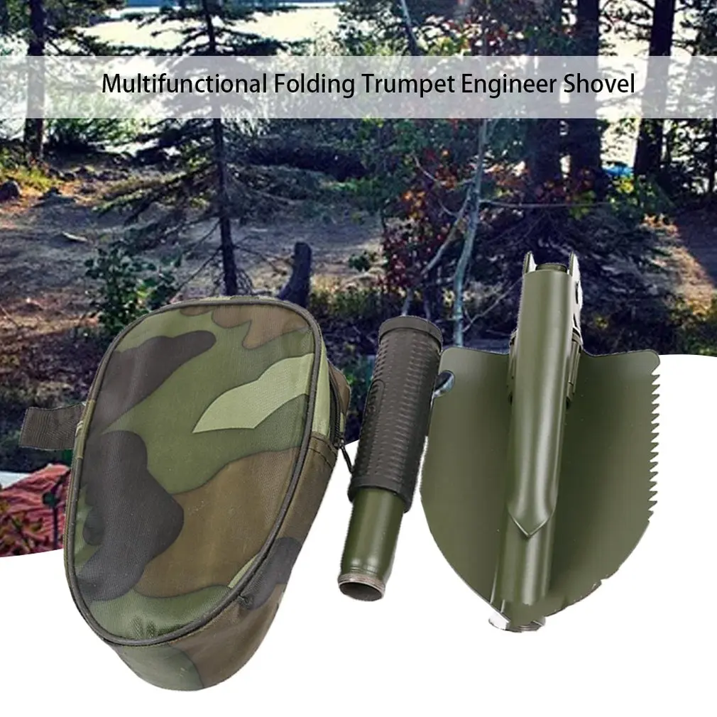 Садовые инструменты, мини-военная Портативная Складная лопата, лопата для выживания, экстренный садовый совок для кемпинга на открытом воздухе