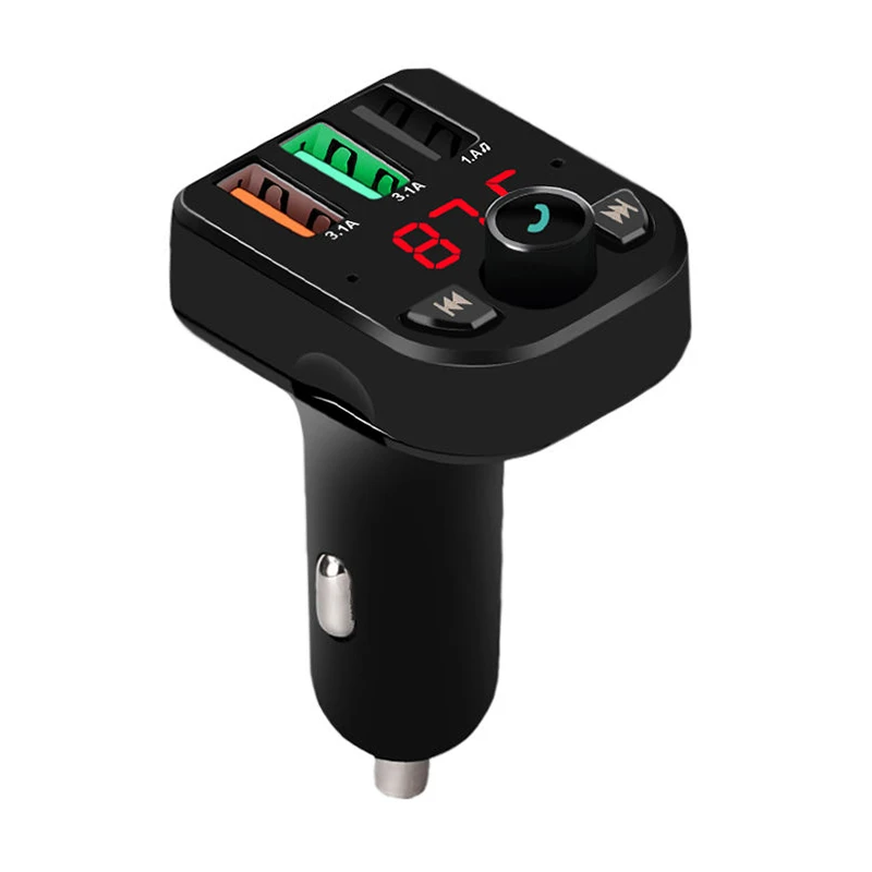 Автомобильное зарядное устройство Hands-Free fm-передатчик Bluetooth автомобильный комплект lcd mp3-плеер 3 Автомобильное usb-устройство для зарядки телефона для huawei Xiaomi samsung