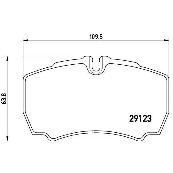 Колодки дисковые з. Iveco Daily II 29 L9/11/35 S/C11 99 110х64х