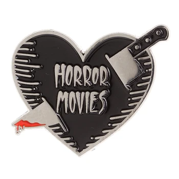 

I love Horror Movies Pin
