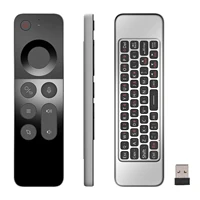 W3 2.4G Wireless Voice Air Mouse telecomando Mini tastiera per Android TV BOX / Windows / Mac OS / Linux giroscopio remoto