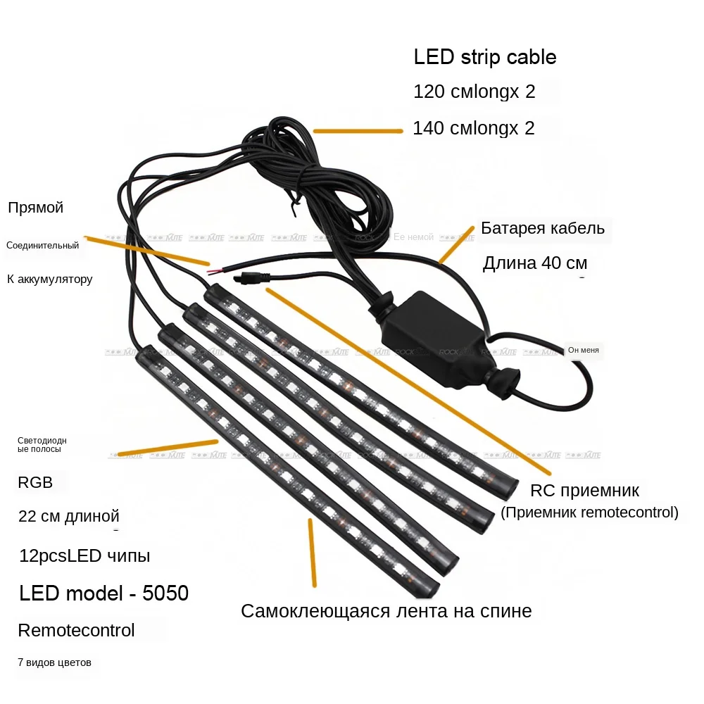 Motorcycle LED strip cable_IMG_3967