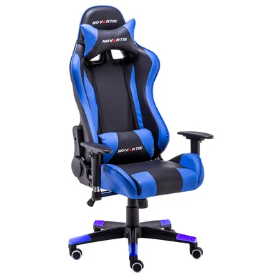 Reclining E-sports Game Chair Home Computer Host Internet Bar Competitive Lazy Armchair Swivel Reclining Soft Gaming Leather - Цвет: A3 without footrest