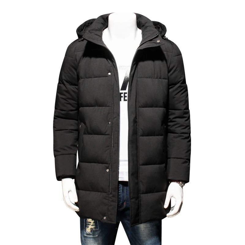 Plus size 8XL 7XL 6XL Men's Winter Warm Jacket Hooded Slim Casual Coat Cotton-padded Parka Overcoat Hoodie Thick | Мужская одежда