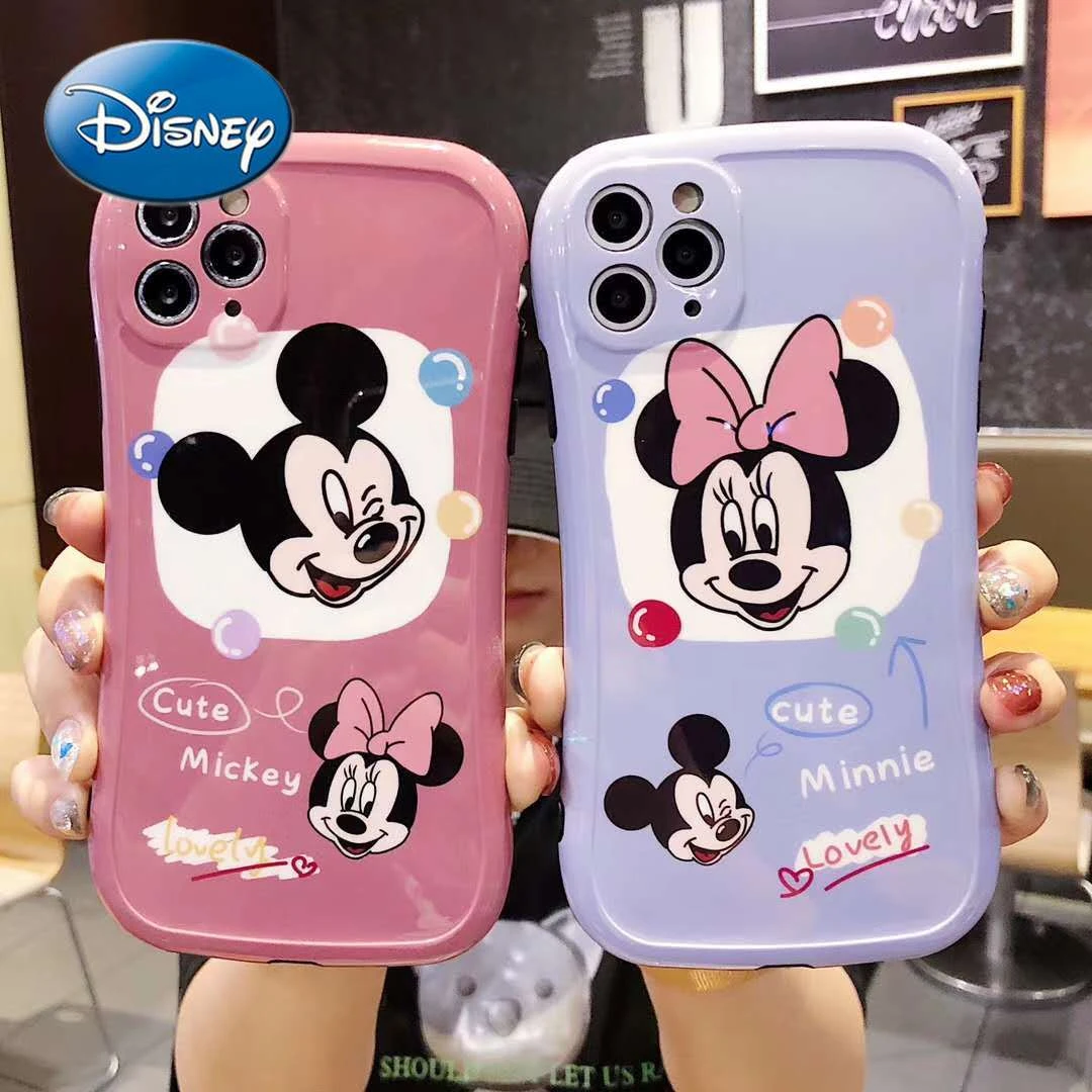 Disney Phone Case For Iphone 6s 7 8p X Xr Xs Xsmax 11 12pro 12mini Mickey Minnie Donald Duck Daisy Case Cover Mouse Pads Aliexpress