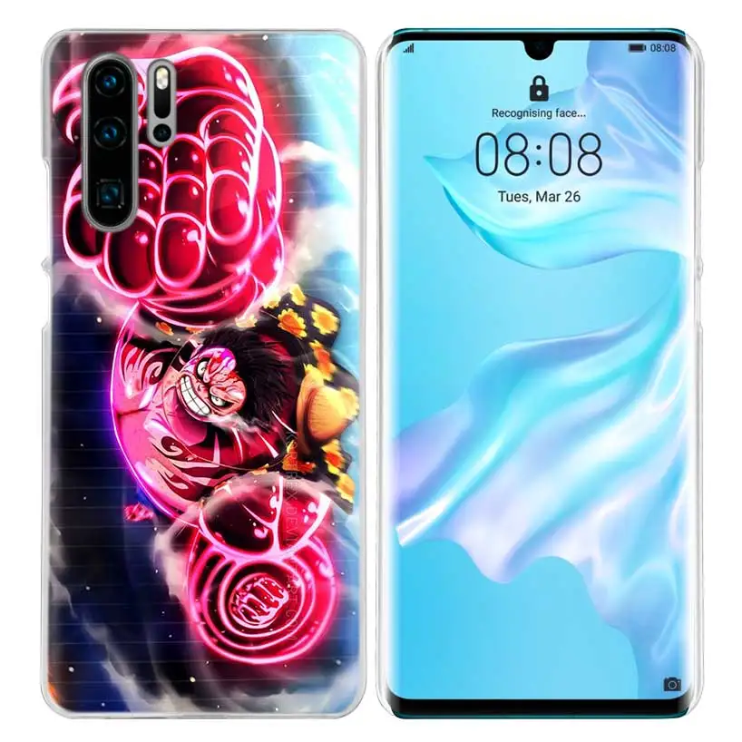 Одна деталь Луффи дьявола случай для huawei P20 P Smart Z плюс Nova 5 5i P30 P10 P9 P8 Коврики 10 20 30 Lite рro жесткий чехол для телефона pc