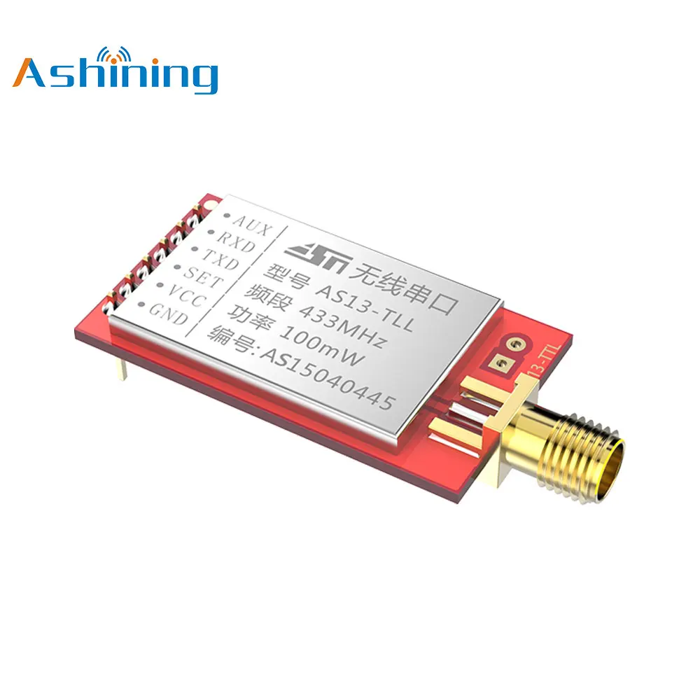 AS13 TTL 433mhz 100mW SI4438 Wireless Transmitter Receiver RF Module 3