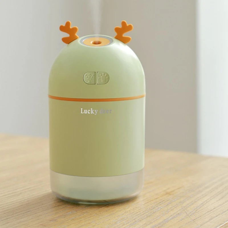 400ML Ultrasonic Air Humidifier Aroma Essential Oil Diffuser for Home Car USB Fogger Mist Maker with LED Night Lamp
