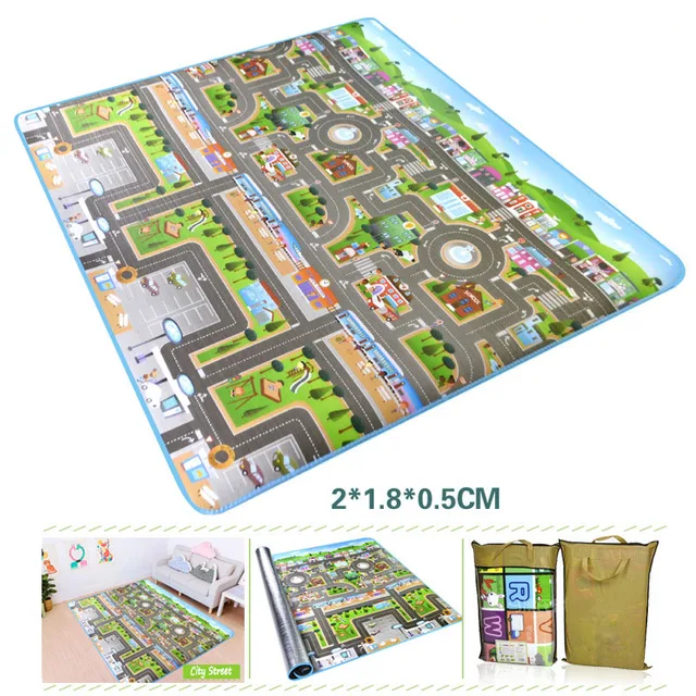 Baby Play Mat Toys For Children's Kids Climbing Pad Developing Waterproof Mat Rubber Eva Puzzles Foam Funny Baby Mat Kid Blanket 2