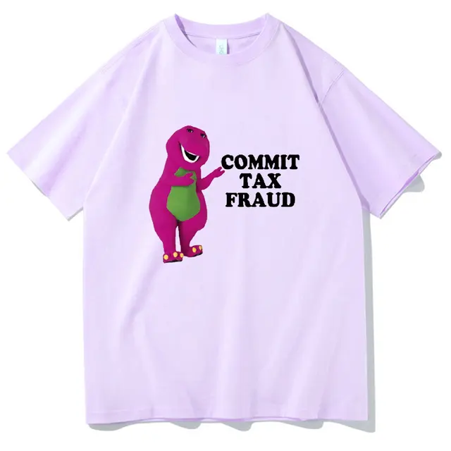 Clothes Commit Tax Fraud Short Sleeve Men Graphic Tshirt- Rugged Outdoor Collection Men Women Print Novelty T Shirt Cotton Tops Light purple