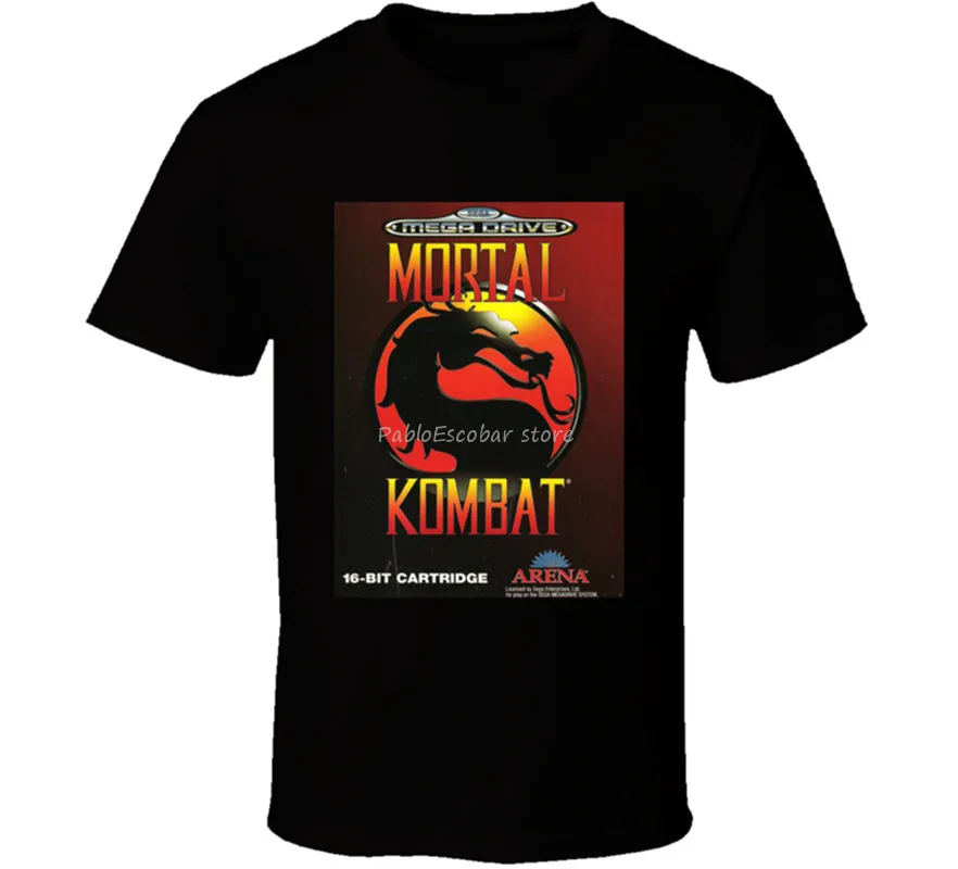 Новая мужская футболка Mortal Kombat лучшая ретро видео игра одежда размер S-2Xl цветная