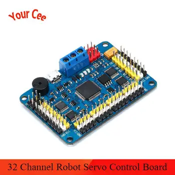 

New Version 32 Channel Robot Servo Control Board Servo Motor Controller Wireless Control USB/UART Connection Mode