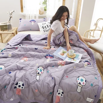 

Air Conditioning Quilt Summer Cool Quilt Core Summer Thin Summer Spring and Autumn Washed Cotton Double Machine Washable