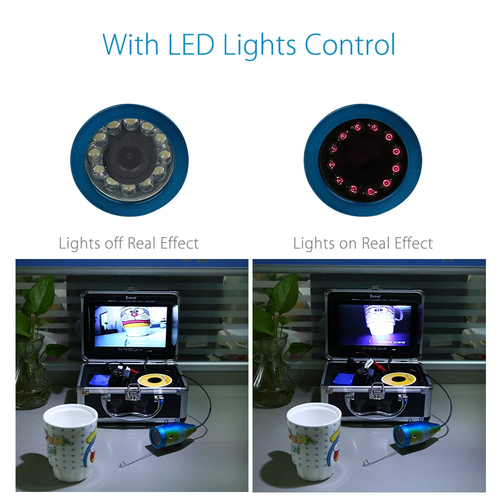  Eyoyo EF07 Fish Finder Underwater Fishing Camera peche 7