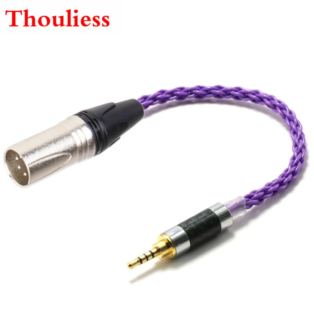 Thouliess Hi-Fi высота каблука 10 см 2 5 мм TRRS сбалансированный штекер 4-контактный разъём