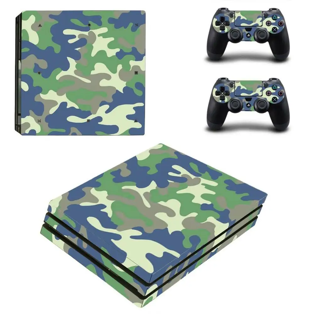 PS4 Pro sticker s камуфляж PS 4 Play station наклейки для кожи Pegatinas playstation консоли и контроллера|