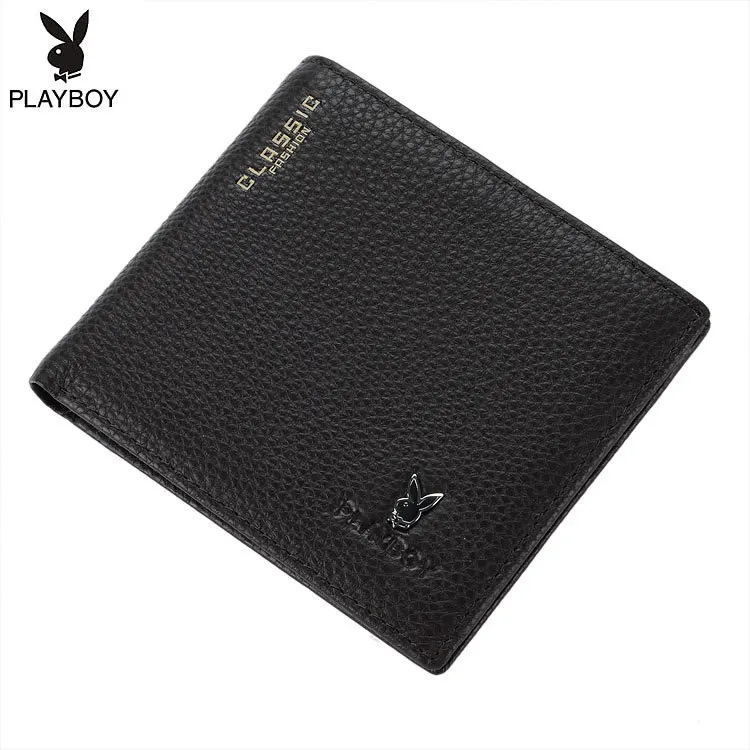 

Shoppe Genuine Product PLAYBOY MEN'S Wallet Two Fold Genuine Leather Soft Surface Cow Leather Wallet Men's Wallet