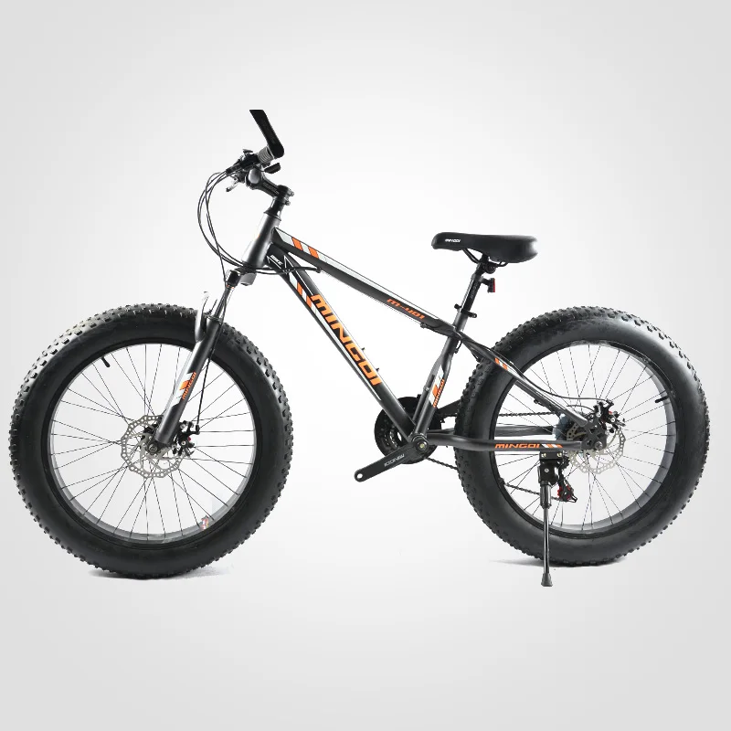 High quality 24'x 4.0 bike 21 speed fat mountain bike variable speed bike under various traffic conditions