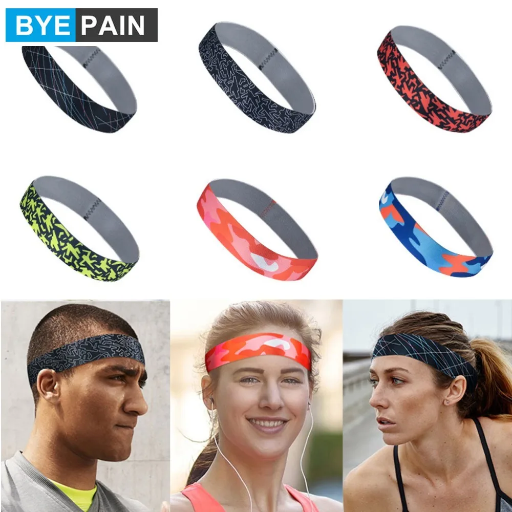 1Pcs BYEPAIN Headband for Men and Woman Sweatband Sport Headband