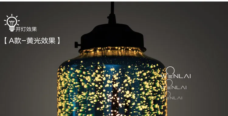 Новинка стеклянные шаровые подвесные светильники современный подвесной светильник Рождественский шар дизайнерская лампа 3D красочное подвесное освещение