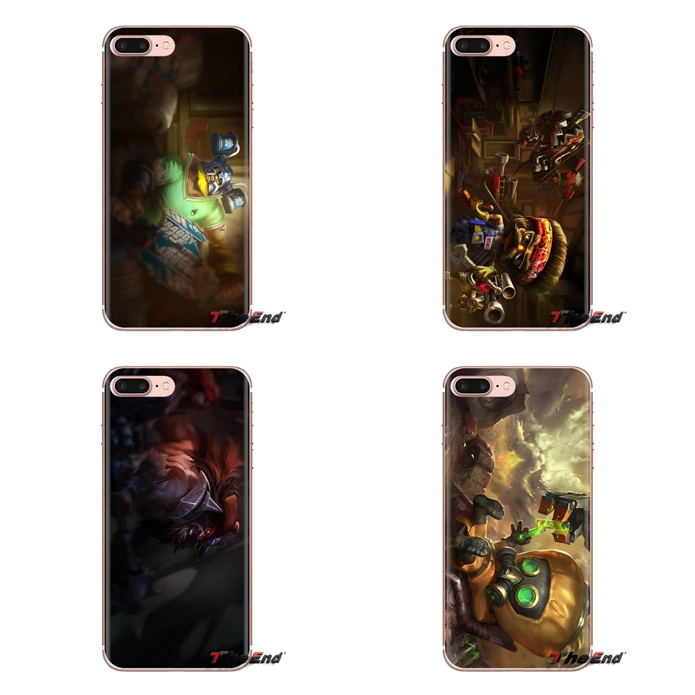 League Of Legends Олаф для huawei G7 G8 P7 P8 P9 Lite Honor 4C 5X 5C 6X Коврики 7 8 9 Y3 Y5 Y6 II 2 Pro 2017 прозрачный