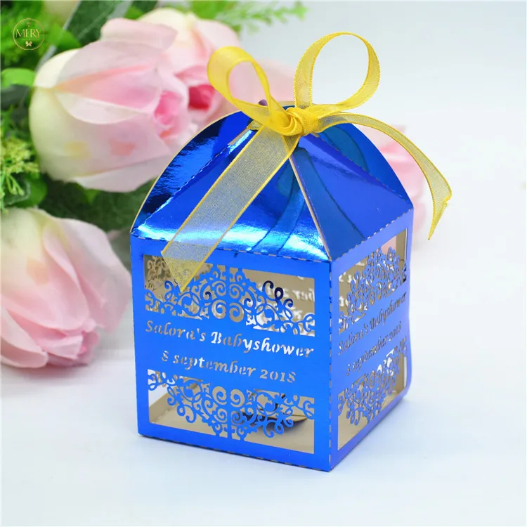 metallic blue paper