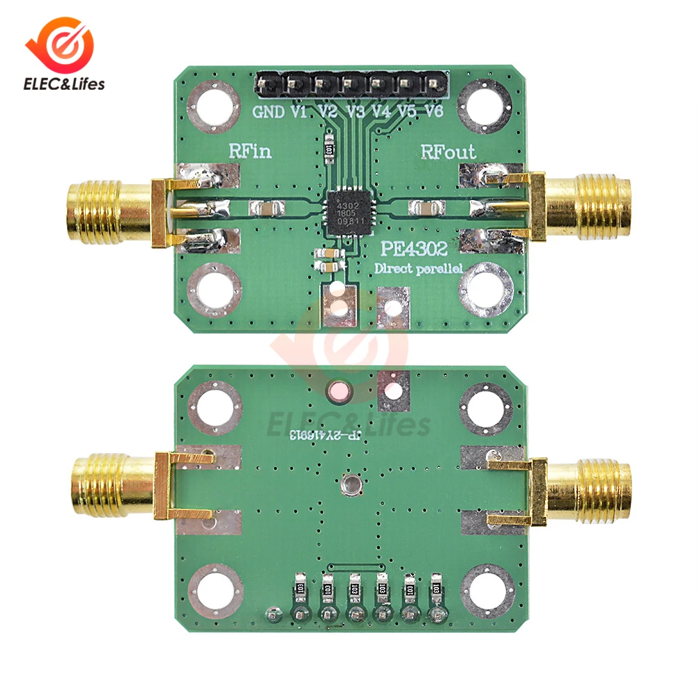 1 шт. цифровой радиочастотный аттенюатор с цифровым управлением PE4302 полоса пропускания RF от 1 МГц до 4 ГГц параллельный мгновенный режим