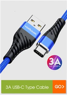 Магнитный usb-кабель votoon 2 м, 3 А, быстрая зарядка, Micro USB type-C кабель для iPhone 11 Pro, samsung S10, Xiaomi, магнитное usb-зарядное устройство