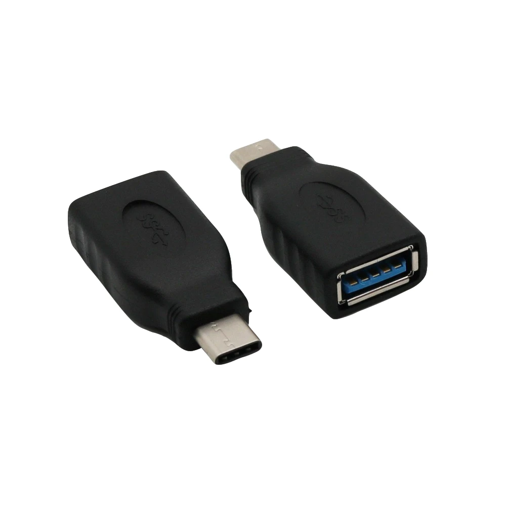 20 шт USB 3,0 A гнездо для USB 3,1 Тип C штекер синхронизация источник питания данных адаптер конвертер прямой черный