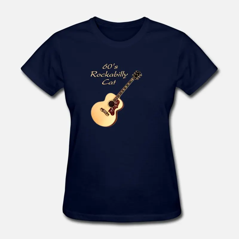 Women-Navy Blue Индивидуальные 60 s рокабилли кошка Мужская футболка для девочек и мальчиков с круглым вырезом комическая Мужская футболка размера плюс S-5xl Женская Хип-хоп - Цвет: Women-Navy Blue